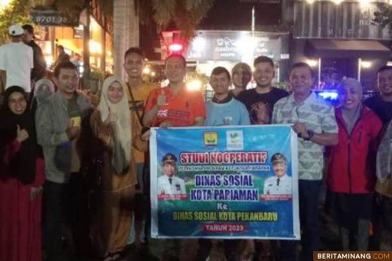 12 Pendamping PKH Studi Kooperatif  ke Dinas Sosial  Kota Pekanbaru