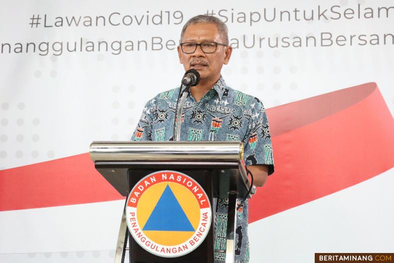 Juru Bicara Pemerintah terkait Penanganan Covid-19 Achmad Yurianto. (Humas BNPB/M Arfari Dwiatmodjo)