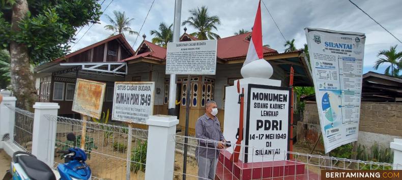 Tim survei peringatan HBN saat berada di Silantai Kecamatan Sumpur Kudus Selatan Kabupaten Sijunjung.