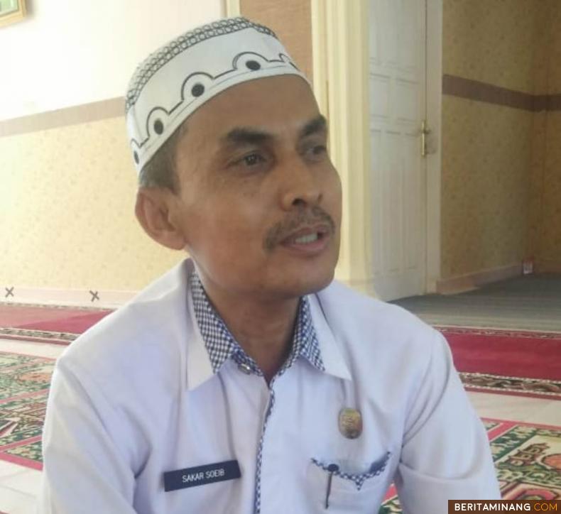 Ustadz Sakar Soeib, pengurus Masjid Nurul Ihsan Tangah Padang Jawi-Jawi Guguak Kecamatan Gunung Talang Kabupaten Solok. Foto: Mak Itam