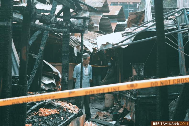 Beredar Isu, Diduga Ada Unsur Kesengajaan Kebakaran Pasar Bawah Bukittinggi