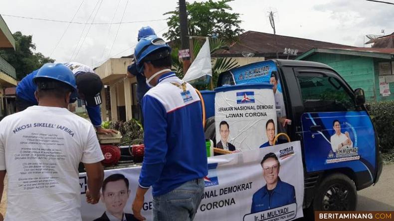 Tim Mulyadi Peduli siap melakukan aksi guna memutus rantai Corona di Kota Wisata Bukittinggi.