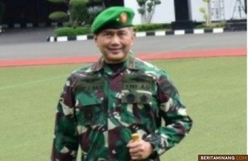 Komandan Korem 032/Wirabraja Brigjen TNI Arief Gajah Mada. Foto Penrem 032