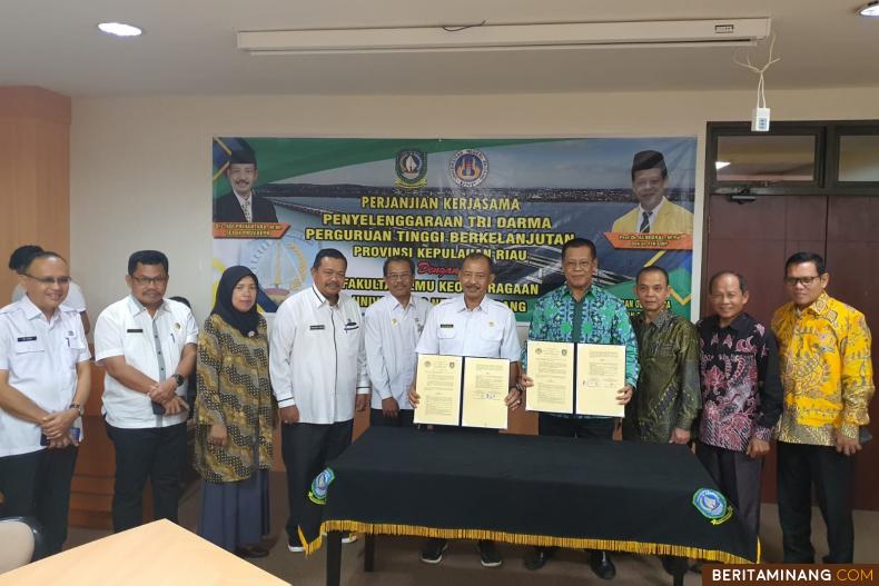 FIK UNP Lakukan Kerja Sama dengan Dinas Pendidikan Provinsi Kepulauan Riau bertempat di Tanjung Pinang pada Rabu (29/6).