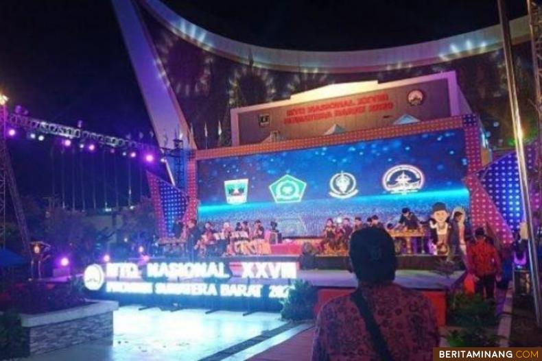 Suasana penutupan MTQ Nasional XXVIII di Masjid Raya Sumbar kawasan Padang Baru Kota Padang. Foto: Kominfo Sumbar