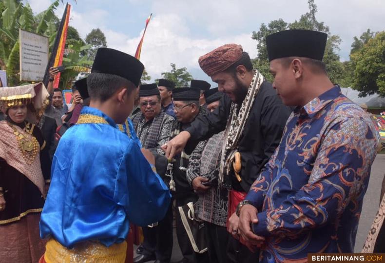 Wako Fadly Amran saat dampingi Tim Penilai Lomba KAN di KAN Gunung. Kominfo Padang Panjang