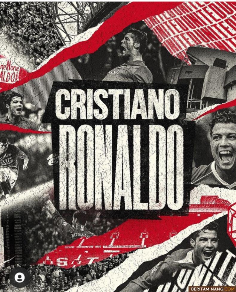 Mega Bintang Cristiano Ronaldo. Ig; MU