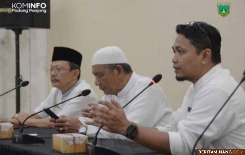 Pemerintah Kota Padang Panjang bersama unsur terkait melakukan rapat koordinasi pengaturan aktivitas perdagangan selama Ramadan.