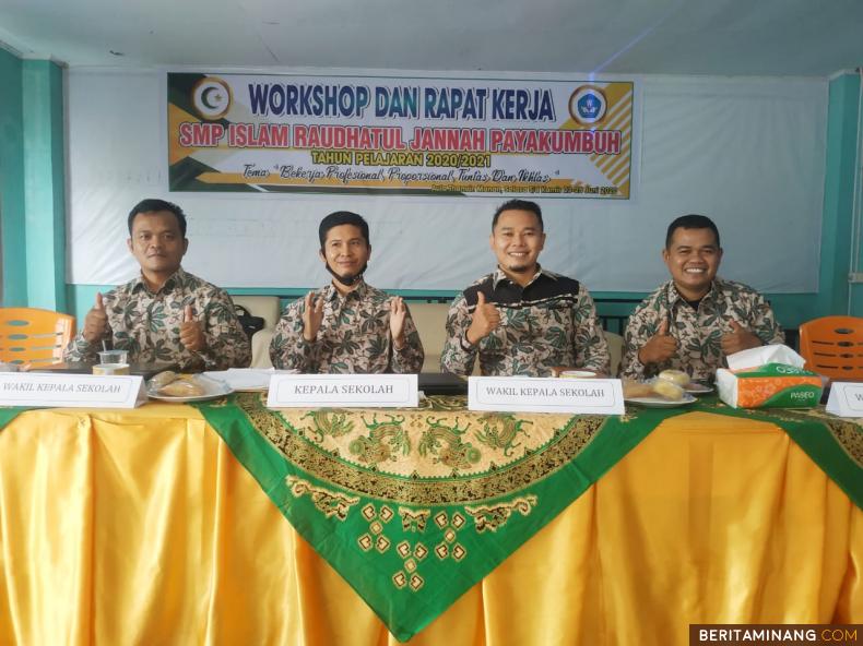 SMP Islam Raudhatul Jannah Rancang Program PBM Hadapi New Normal