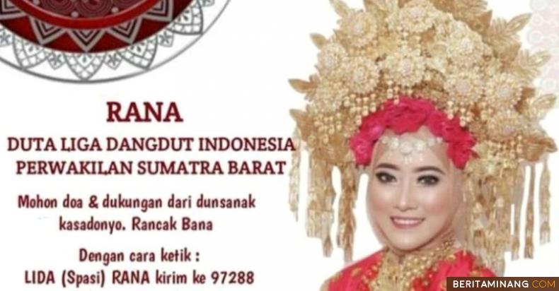 Rana LIDA 2020 putri Minang Asal Solok Selatan.