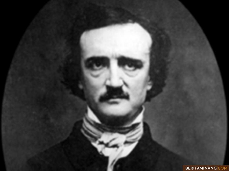 Penulis fiksi misteri,  Edgar Allan Poe. dok.wikipedia