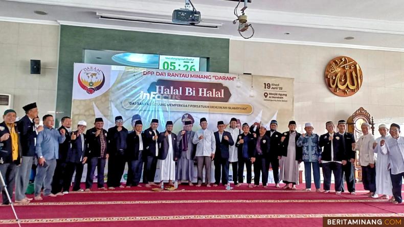 Untuk Memperkut Ukhuwah Islamiyah, Dai Rantau Minang Adakan Halal Bi Halal