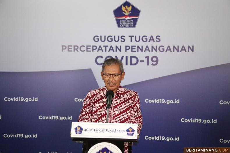 Juru Bicara Pemerintah untuk Penanganan Covid-19 di Indonesia, Achmad Yurianto. Foto: Humas BNPB