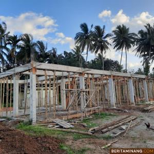 Pembangunan Mushala Ponpes Darul Ulum Padang Magek Terkendala, Menunggu Uluran Tangan Dermawan