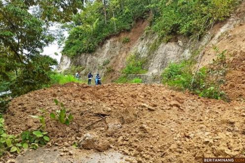 Bencana Tanah Longsor Kembali Terjadi Di Kabupaten Agam