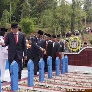 Berlansung Khidmat, Gubernur Sumbar Mahyeldi Pimpin Upacara Peringatan Peristiwa Situjuah