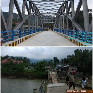 BPBD Solsel, Bangun Jembatan Pertama di Indonesia Bentuk Pelengkung Omega