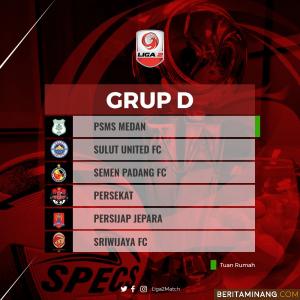 Drawing Liga 2, Semen Padang Satu Grup dengan PSMS Medan dan Sriwijaya FC