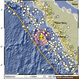 Gempa Mag 6,4 Guncang Mentawai, Lebih Kuat dari Gempa Terakhir dan Terasa Hingga ke Padang