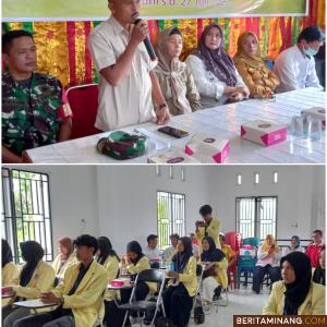 Kegiatan Tematik Program Stunting KKN UNP Padang Disambut Baik Nagari Sako Selatan