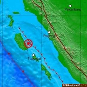 Mentawai Diguncang Gempa Magnitudo 3.6