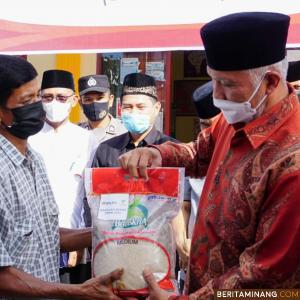 Penyaluran Beras Bantuan PPKM di Kabupaten Agam Telah Mencapai 50,77 Persen