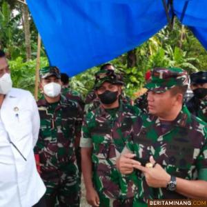 Sekdakab Padang Pariaman Dampingi Danrem 032 Wirabraja Kunker ke Koramil