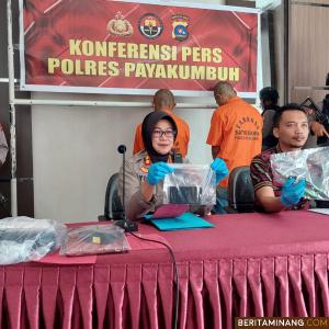 Tim Opsnal Satreskrim Polres Payakumbuh Lumpuhkan Tersangka Pencurian Kotak Infak