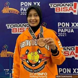 Wako Padang Panjang Bangga, Nur Rahimah Sumbangkan Medali Perunggu PON XX Papua